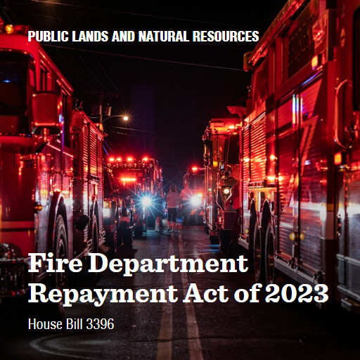 H.R.3396 118 Fire Department Repayment Act of 2023