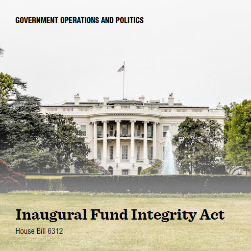 H.R.6312 118 Inaugural Fund Integrity Act 2