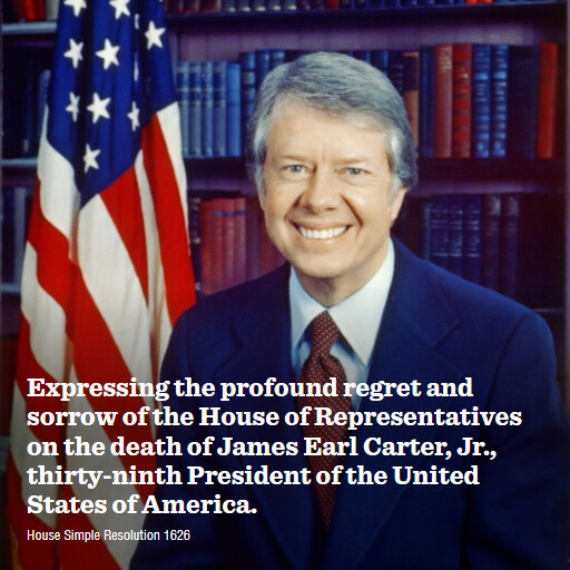 H.Res.1626 118 Expressing the profound regret and sorrow of the House of Representatives on the death of 