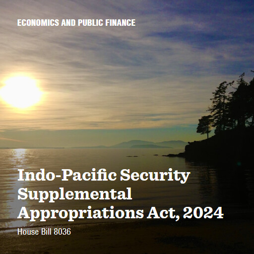 H.R.8036 118 IndoPacific Security Supplemental Appropriations Act 2024