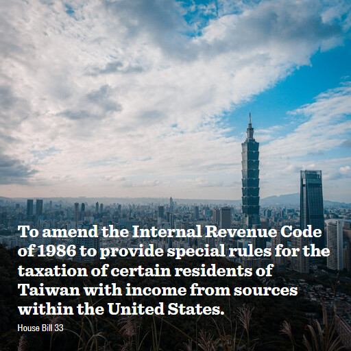 H.R.33 119 To amend the Internal Revenue Code of 1986 to provide special rules for the taxation of ce