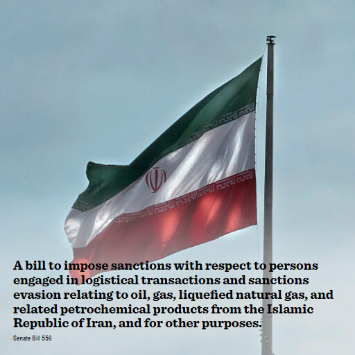 S.556 119 A bill to impose sanctions with respect to persons engaged in logistical transactions and 