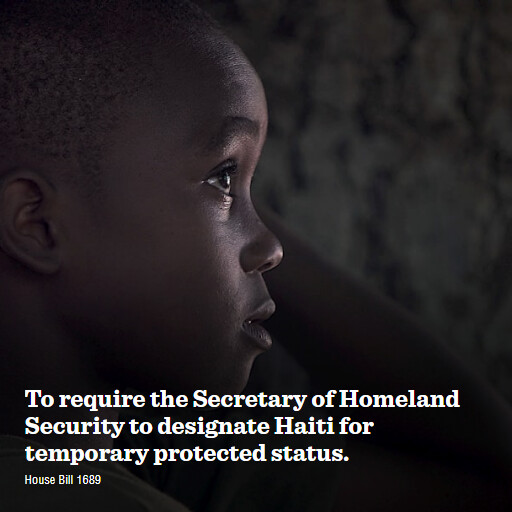 H.R.1689 119 To require the Secretary of Homeland Security to designate Haiti for temporary protected s