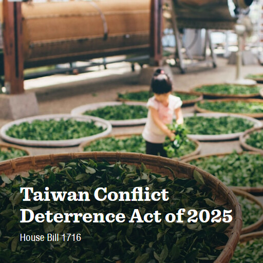 H.R.1716 119 Taiwan Conflict Deterrence Act of 2025