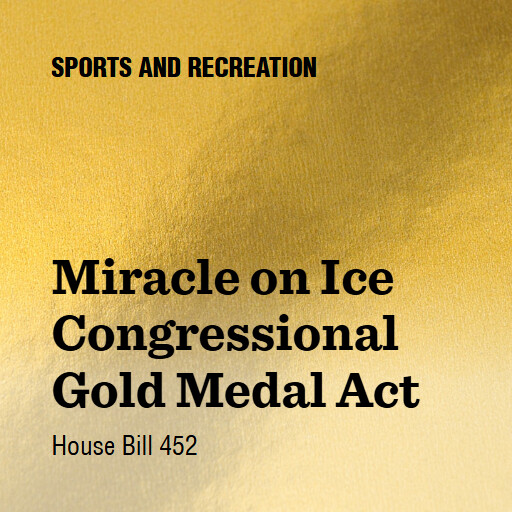 H.R.452 119 Miracle on Ice Congressional Gold Medal Act