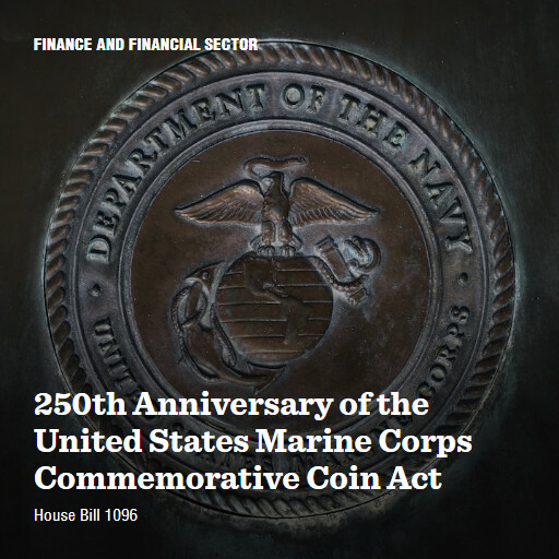 H.R.1096 118 250th Anniversary of the United States Marine Corps Commemorative Coin Act