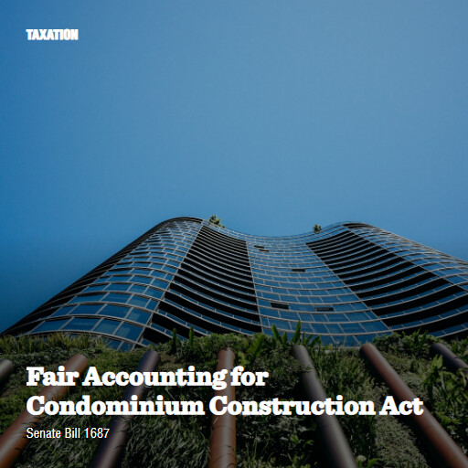S.1687 119 Fair Accounting for Condominium Construction Act
