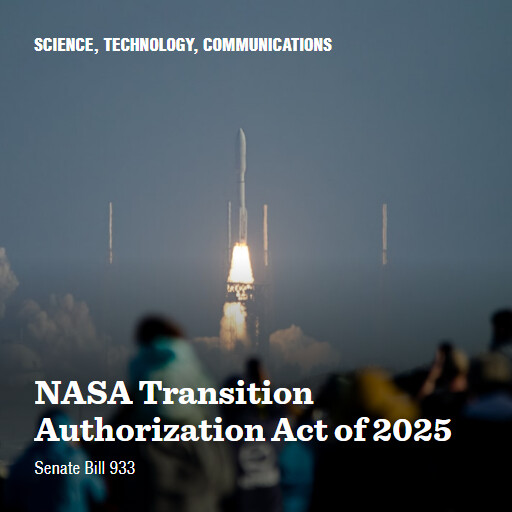 S.933 119 NASA Transition Authorization Act of 2025