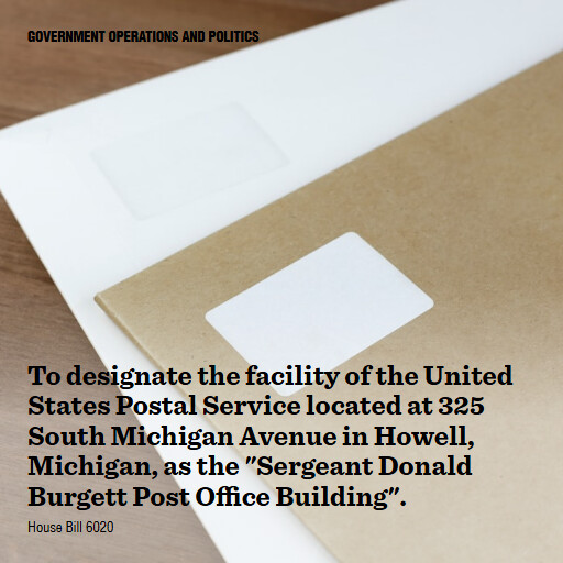 H.R.6020 115 To designate the facility of the United States Postal Service located at 325 South Michiga