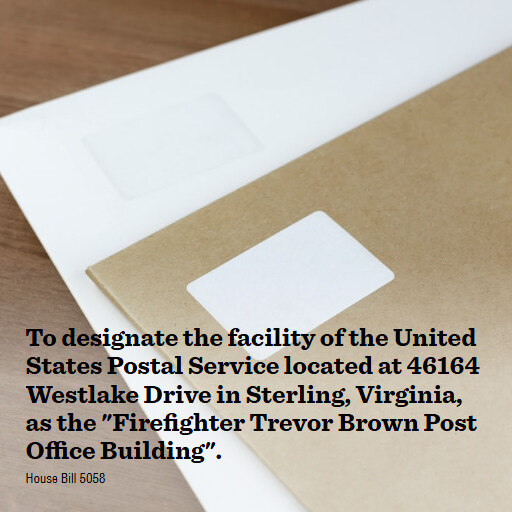 H.R.5058 119 To designate the facility of the United States Postal Service located at 46164 Westlake Dr